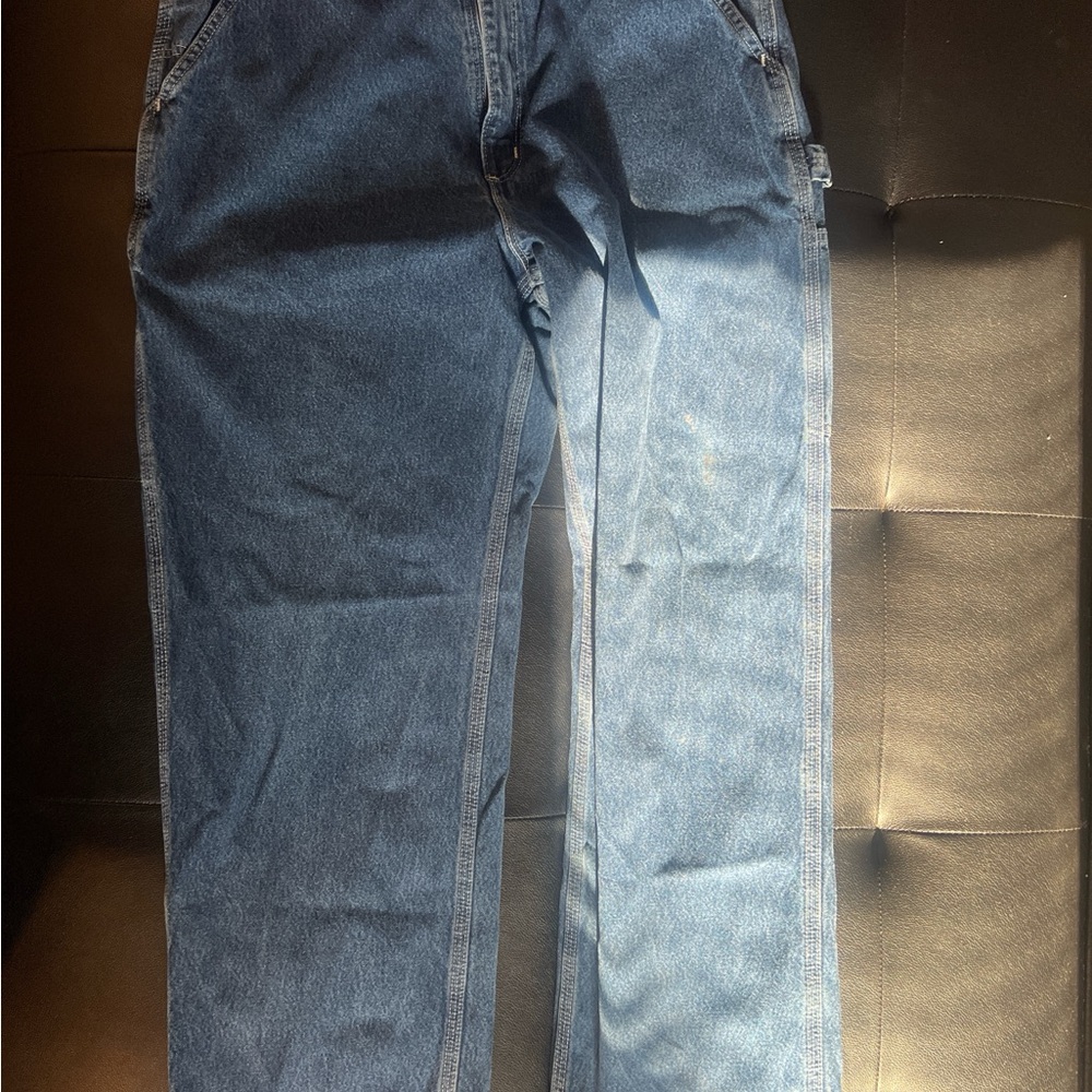 Carhartt Blue loose fit Jeans with Classic Style